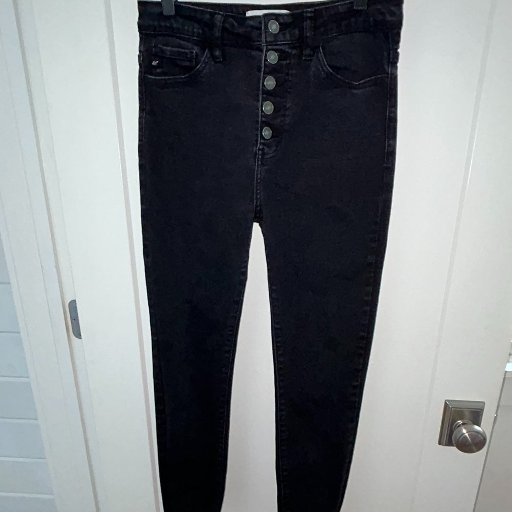 KanCan high rise button fly skinny jeans sz 9/29 NWOT